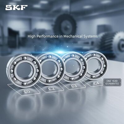 SKF Cuscinetto a sfere con gabbia metallica e varianti di gioco C0 C2 C3 C4 per alte prestazioni nei sistemi meccanici con un anno di garanzia