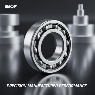 SKF Radial Ball Bearing Chrome Steel AISI 52100 con sigillo ZZ per prestazioni di produzione di precisione