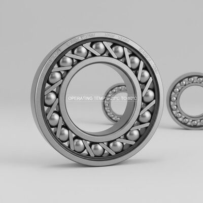 Acciaio indurito con componente di cuscinetto a rulli incrociati per -20 °C a 80 °C con diametro interno da 10 mm a 500 mm